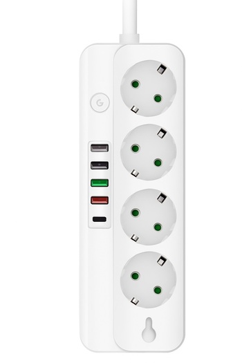 CVS Dn 9274 Akım Korumalı 4'lı Priz, 5'lü Usb Priz