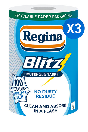 Regina KITCHEN TOWEL 3PLY BLITZ