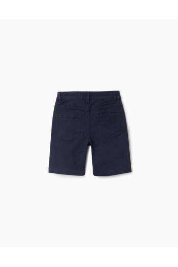Ziddy Twill Shorts for Boys 'Midi', Dark Blue