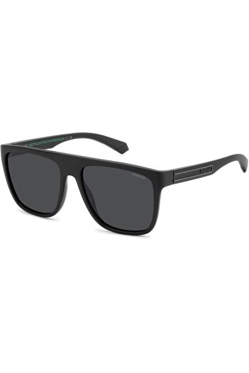 Polaroid Polarized Sunglasses Men PLD 2162/S 003/M9 58, Plastic, Black, 58 mm