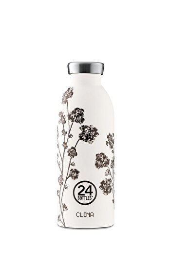 24Bottles Clima Vacuum Flask - White Rose - 500 ml