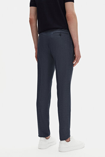 Tween Slim Fit Lacivert Kumaş Pantolon
