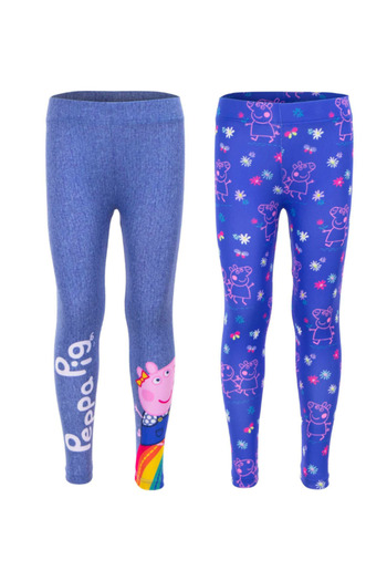 Peppa Pig Set of 2 Pairs of Pants for Girls, Multicolor, Size 98-104 Cm,