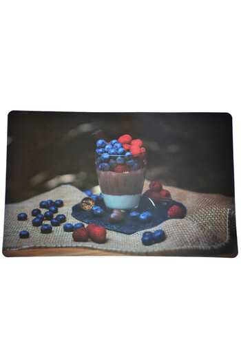 PUFO Set suporturi pentru farfurii pentru servirea mâncării, model Pufo Pleasure of Dessert, 6 piese