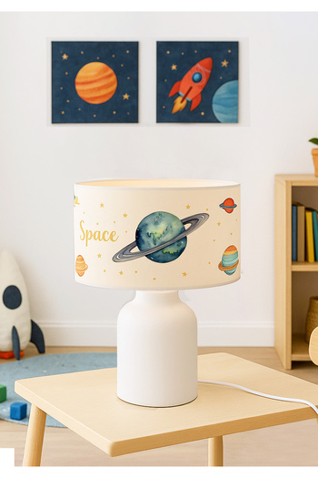 HOMİNG Homing Kids Space Planets Space Themed Children's Room Lampshade 241290