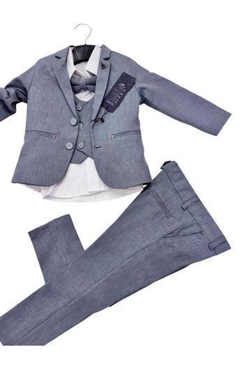 Terry Boy's Tuxedo Suit with Coat: Dress, Pants, Waistcoat, Shirt and Bowtie