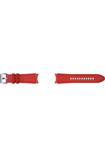 Samsung Samsung Hybrid Leather Band for Galaxy Watch4 20mm S/M, Red