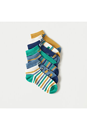 Juniors Assorted Ankle Length Socks - Set of 7