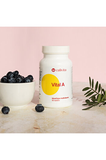 Calivita Vital A Multivitamin Food Supplement for Blood Group A (90 tablets) -