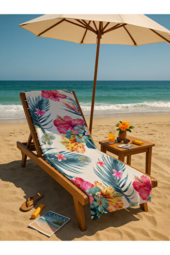AİRYCOT Plaj Havlusu Beach Flower