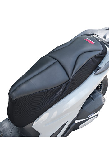 GP KOMPOZİT Gp Kompozit for Honda Sh 125 2024-2025 Compatible Mesh Motorcycle Comfort Saddle Cover Black