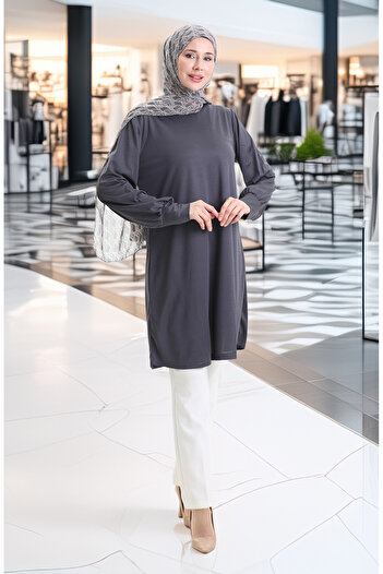 sefamerve Basic Tunik 1120-08 Antrasit