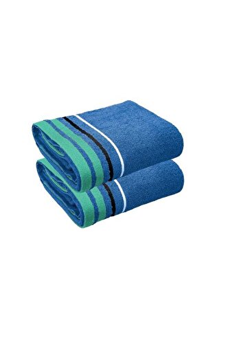 Generic 2 Piece Bath Towel 450 GSM 100% Cotton Terry 90x165 cm -Soft Feel Super Absorbent Quick Dry