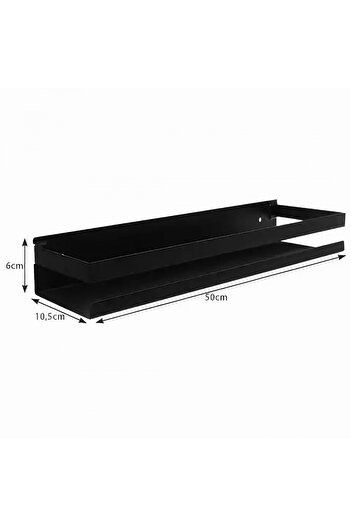 varioshop Raft accesorii de baie VarioShop®, din otel inoxidabil, capacitate maxima suportata 10 kg, potrivit