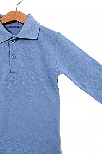 Çocuksan Tricou lung albastru pentru copii Lakoste - 5 ani - Cs 2023000042 -3636