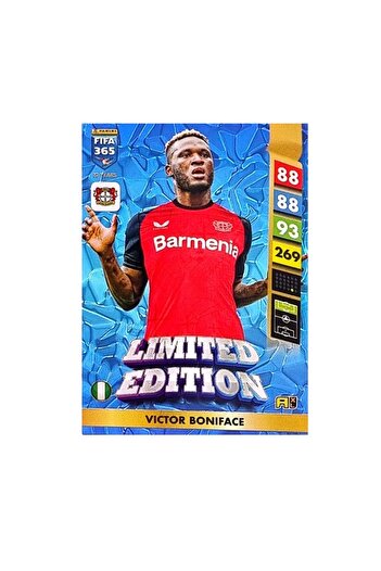 Panini Fifa 365 Adrenalyn XL 2025 Limited Edition Victor Boniface Footballer Card