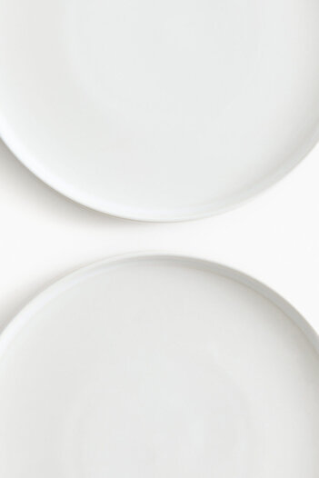 H&M 2’li Stoneware Yemek Tabağı