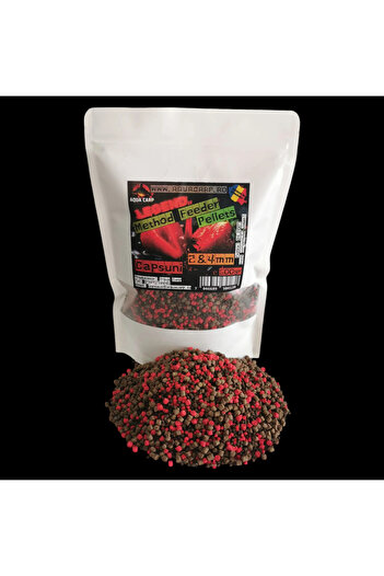 Aqua Pelete AquaCarp Legend Method Feeder 2&4mm Capsuni 1.5kg