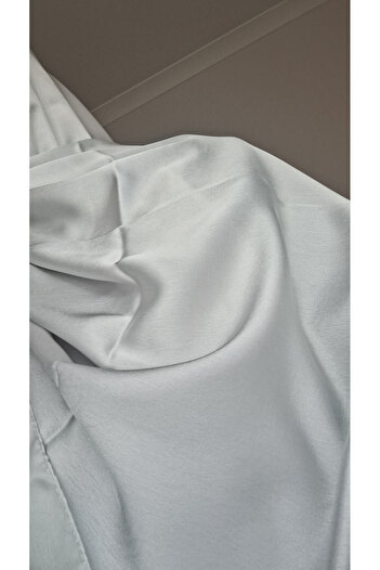Lavena scarfs Classic Plain Sapphire Shawl - Silver