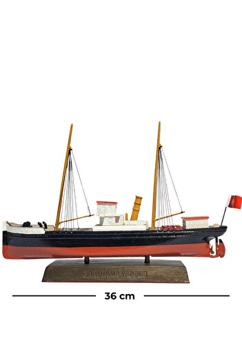 Home Bandırma Vapuru Maketi - Büyük Boy (36 CM)
