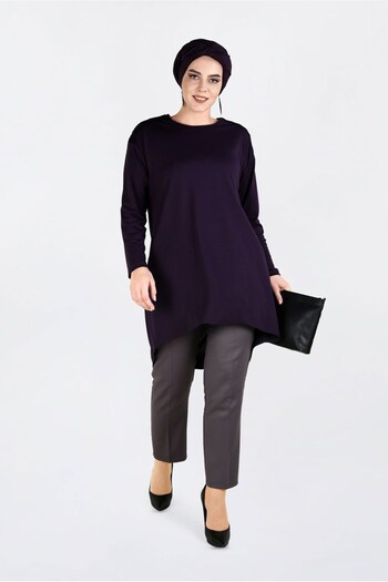 Alvina Asymetric Cut Tunic 2846