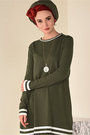 Alvina Knitting Tunic with Skirt Slip 4510