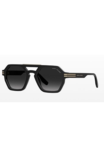 Marc Jacobs Unisex Black Gradient Sunglasses - Glass Cellulose Acetate Closed Frame Design