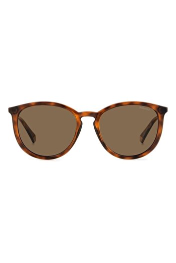 Polaroid Polaroid PLD 4143/S/X 086/SP Women's Sunglasses, Havana, Round, 53 mm