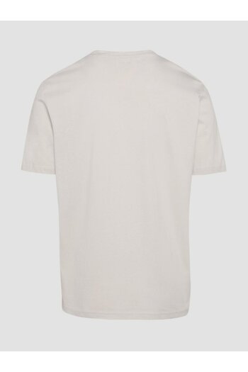 QS by s.Oliver Men's T-shirt with abstract print on the front, Cream
