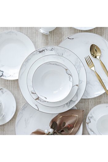 Danube Home Venata 20-piece Fine Bone China Dinner Set-serves 4