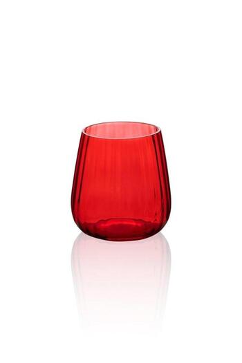 The Mia Glass Water Glass Red 450 ml Brd0126