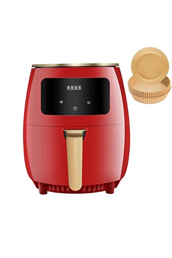 NEXTLY Hot Air Fryer Set and 100pcs Baking Paper 16x4.5cm, Cooking Without Oil, Air Fryer