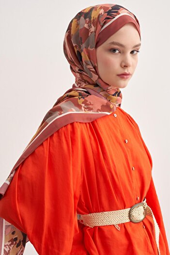 carell Brush Dusty Rose Vela Flush Shawl