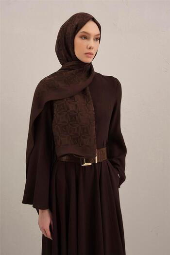 Armine Lyocell Naia Square Monogram Shawl 6 10