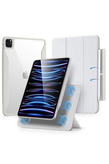 ESR Case for iPad Pro 11", Book type, Rebound Hybrid ESR - White