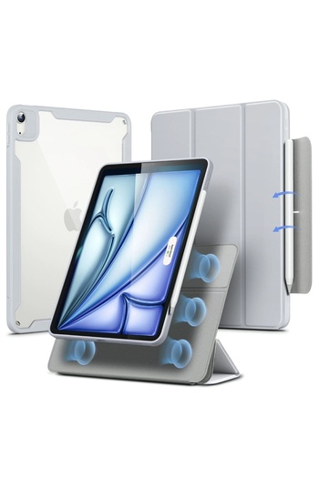 ESR Husă pentru iPad Air 4 2020 / Air 5 2022 / Air 11 2024 / Air 11 2025, tip carte, hibridă ESR - gri