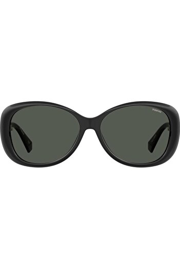 Polaroid PLD 4097/S 807/M9 Women's Sunglasses, Black, Oval, 58 mm