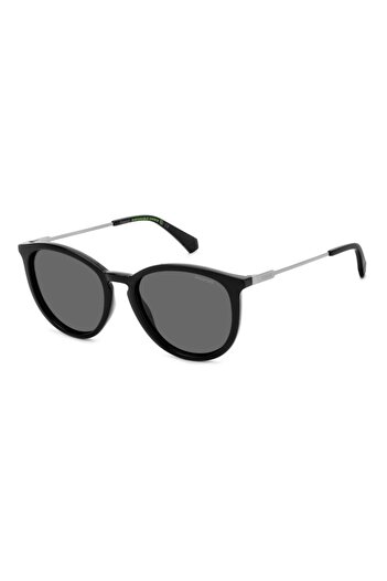Polaroid Polaroid PLD 4143 S/X 807/M9 Women's Sunglasses, Black, Round, 53 mm