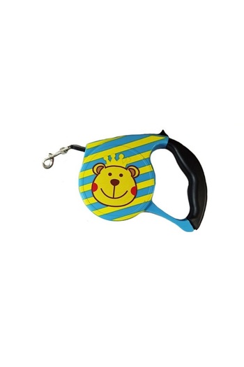 OEM Automatic leash 5 m, Ursulet model, for dogs and cats, max 15 kg, multicolor