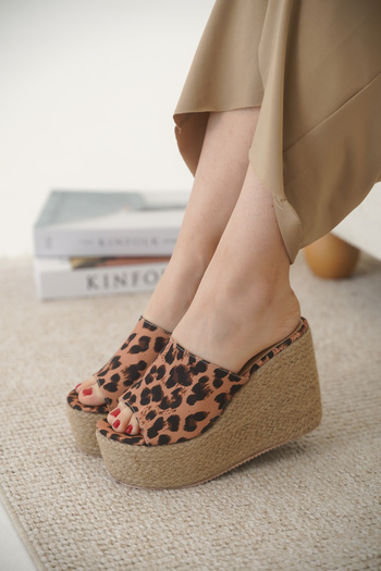 Cananın Pabuçları Ist 11-11 Platform Wooden Sole Slippers