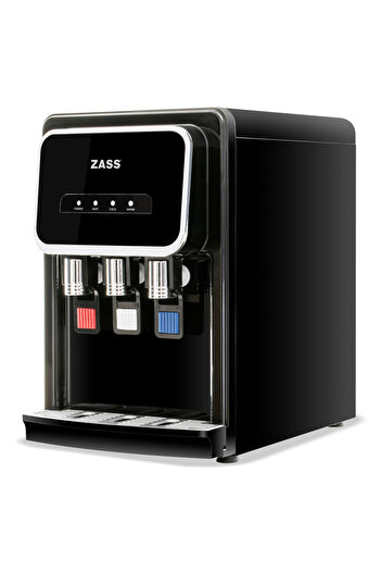 Zass Office water dispenser ZASS ZTWD 26 WF Black, With water filtration, Compressor cooling, Black