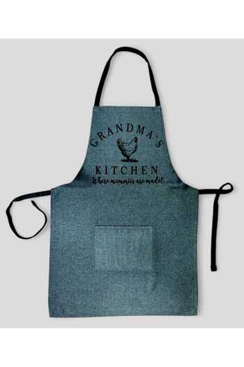 PİKKO HOME Basic Printed Polyester Kitchen Apron
