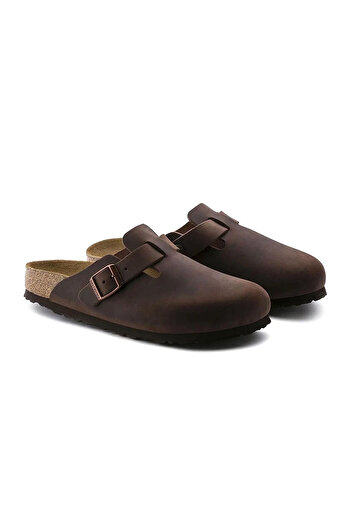 Birkenstock Boston Unisex Kahverengi Günlük Stil Terlik 159713-20152