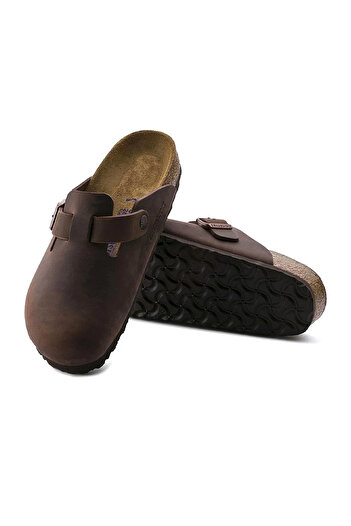Birkenstock Boston Unisex Kahverengi Günlük Stil Terlik 159713-20152