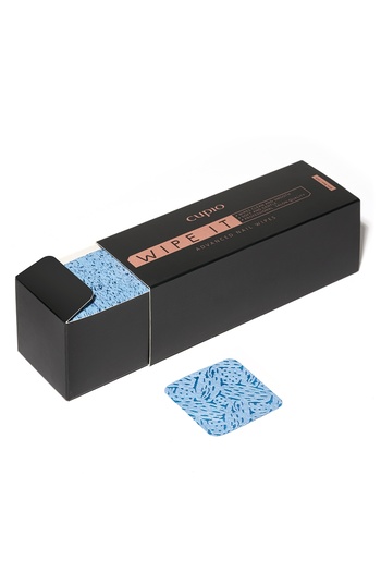 Cupio Cupio Wipe It Velvet Nail Wipes - Grey 350 pcs