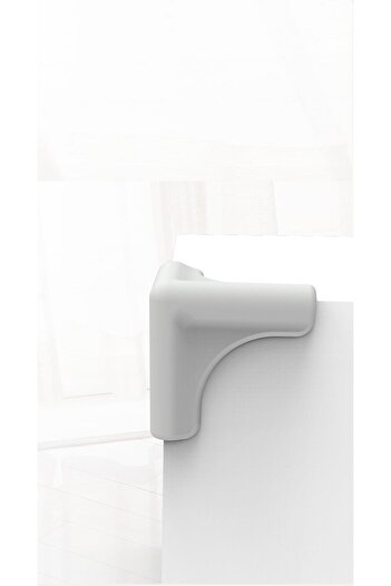 playsafe 4-Piece 3-Angle Silicone Gray Corner Protector