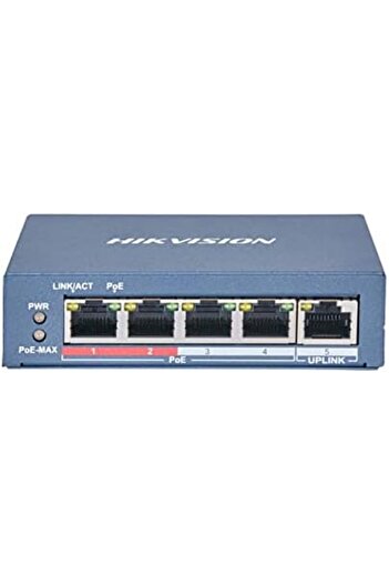 Hikvision 4-Ports 100Mbps Unmanaged PoE Switch
