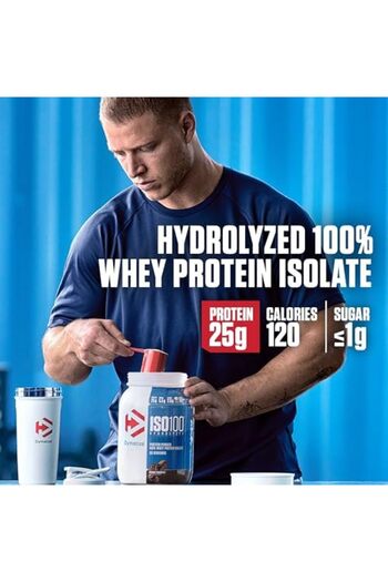 Dymatize ISO 100 Hydrolyzed Protein Powder (1.43 LB) Chocolate Peanut Butter, 100% Whey Isolate Protein