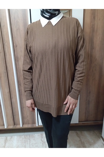 meday Clothing Thin Hijab Knitwear Blouse