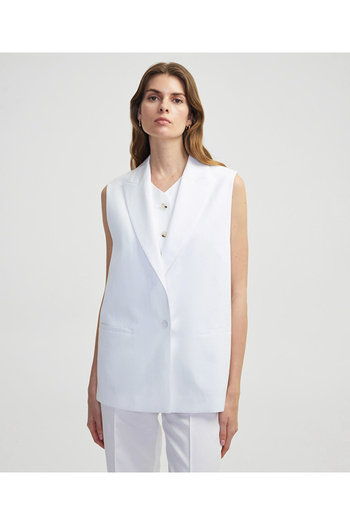 İpekyol Vest with Low Back and Tassels